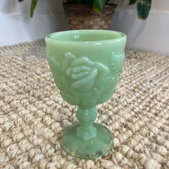 Dining Madonna Inn Jadeite Goblet 5 Oz Poshmark